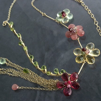Hee makes jawdropping gemstone and wire jewelry She was recently featured 