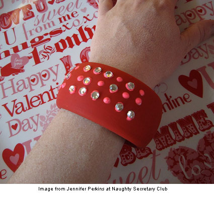 Bedazzled Braille Bangle Bracelet from Jennifer Perkins