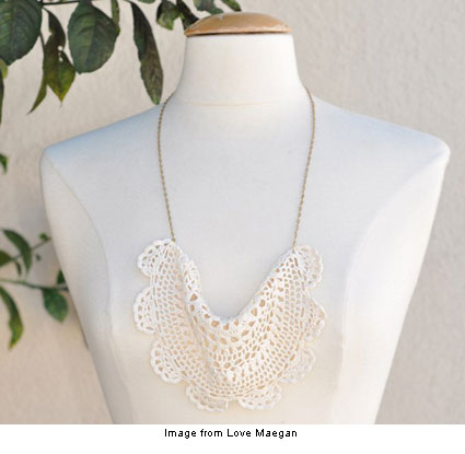 doily necklace