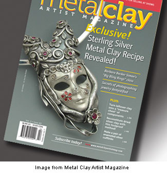 Metal Clay Artist Magazine cover