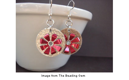 soda can earrings from The Beading Gem