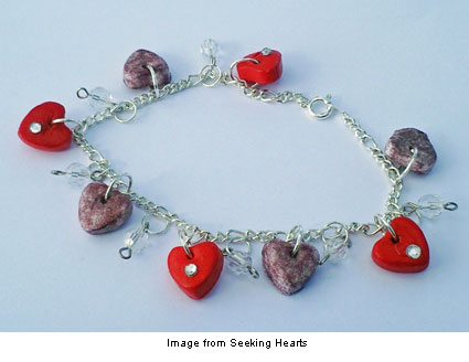 heart charm bracelet