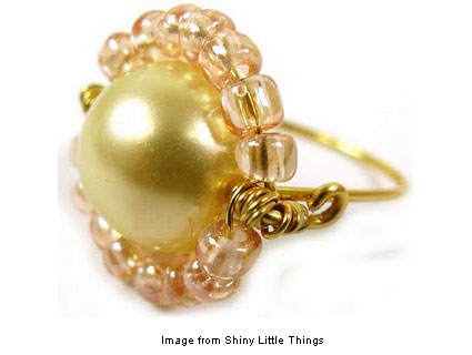 pearl cocktail ring