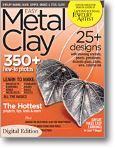 cover of Easy Metal Clay magazine from Interweave