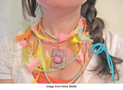 paper pendant from Alma Stoller