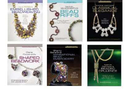 cover art from 6 Beadweaving Master series books