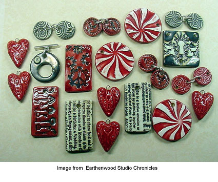 ceramic beads from Earthenwood Studio