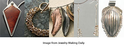 five free projects from Jewelry Making Daily 