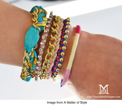 5 bracelets from A Matter of Style