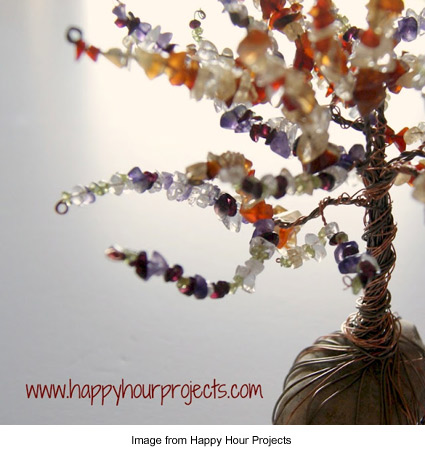 wire and bead family tree