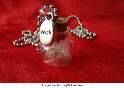 wish charm pendant