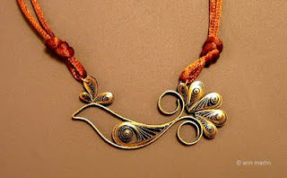 quilled paper pendant 