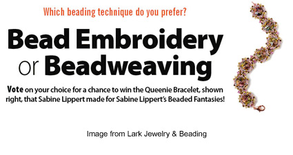 enter to win a Sabine Lippert original from Lark Jewelry & Beading