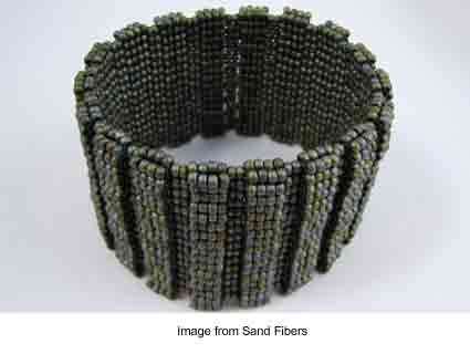 Ribbed Peyote Cuff from Carol Dean Sharpe