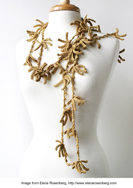 Sea Kelp lariat from Elena Rosenberg