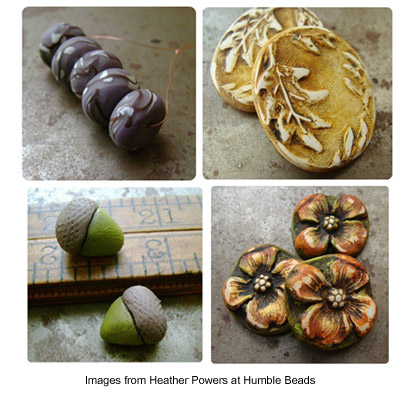 Beautiful beads from Heather Powers at Humble Beads