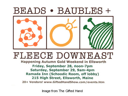 Beads, Baubles and Fleece Downeast logo