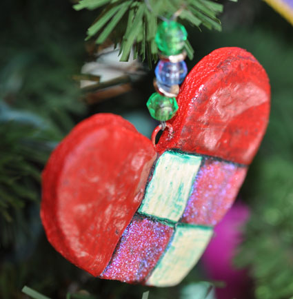 Salt dough ornaments