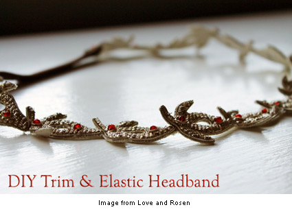 elastic and trim headband from Arica at Love and Rosen