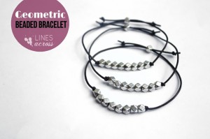 Geometric Bead Bracelet