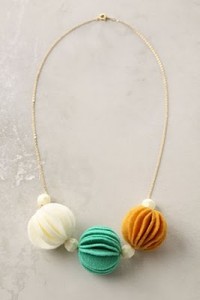 Felt Fan Necklace