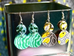 Fabric Earrings