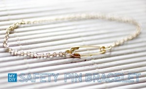 Safety Pin Bracelet