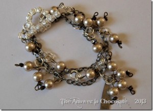 Chain and Pearl Bracelet