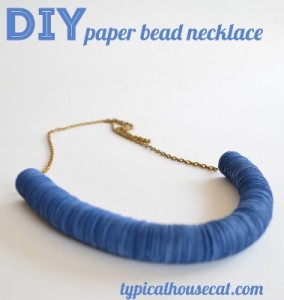 Paper Bead Necklace