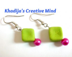 Clay Bead Earrings