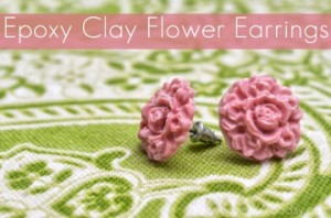 Clay Flower Earrings