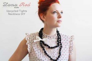 Upcycled Tights Necklace