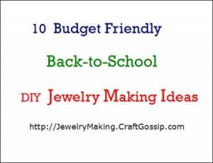 Back to School Jewelry