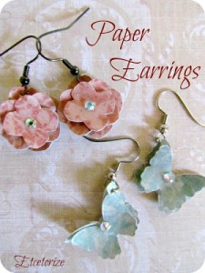 Paper Earrings