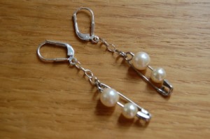 Safety Pin Earrings