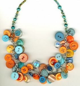 Button Necklace