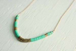 African Heishi Necklace