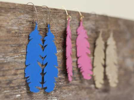 cricut-earrings-feather