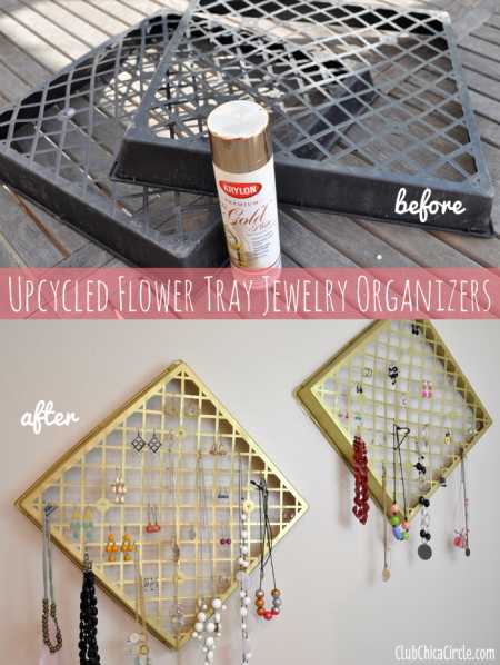 Jewelry-organizer-DIY-upcycled-from-flower-baskets (1)