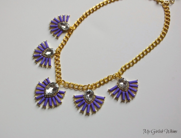 DIY Purple Necklace