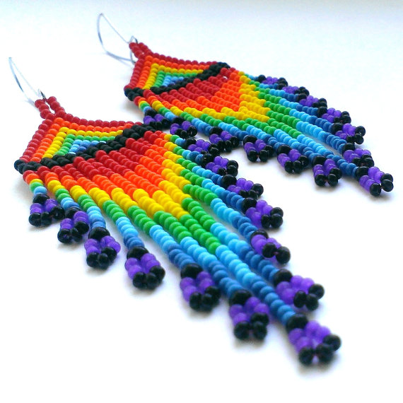 rainbow-earrings