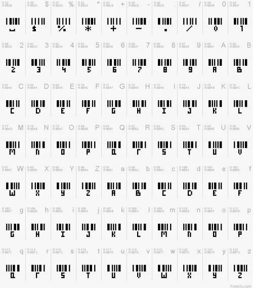 barcode letters2-500