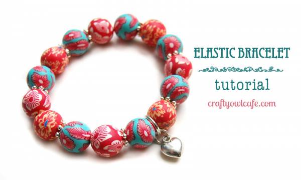 How to make an Elastic Bracelet - Jewelry Making Tutorials 