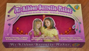 My Ribbon Barrete Maker box